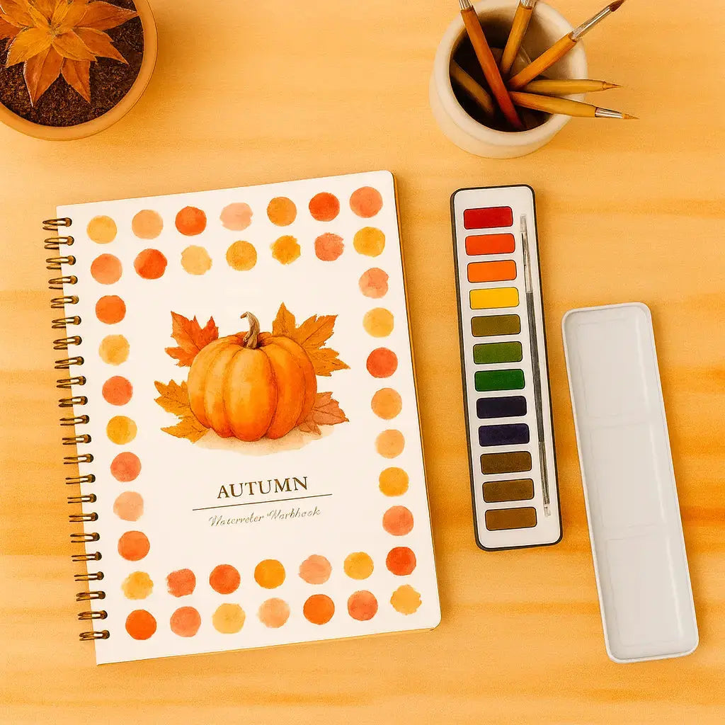 Autumn Watercolor Book – Limited Edition (Book Only) - ArtVibe Wellness