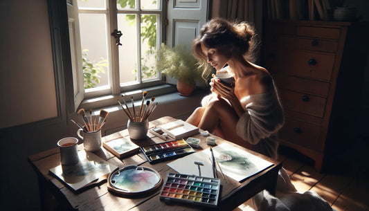 Beginner Watercolor Tips for Stress Relief