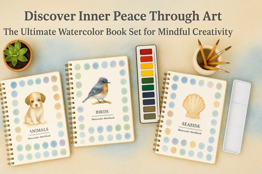 Discover Inner Peace Through Art: The Ultimate Watercolor Book Set for Mindful Creativity