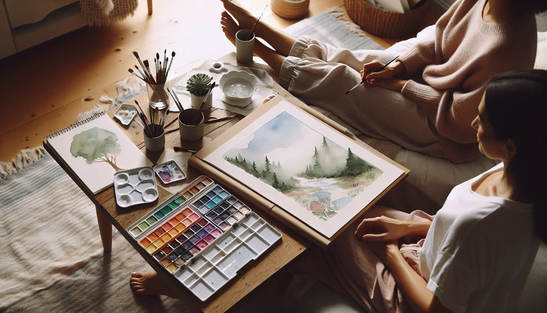 Discover Peace: Watercolor Techniques for Mindfulness