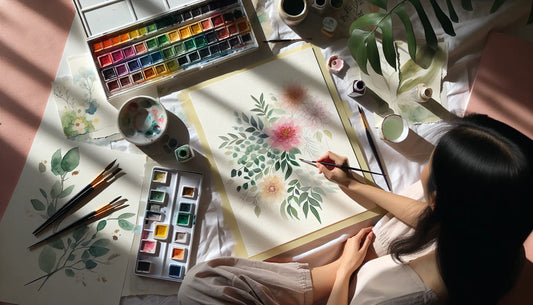 Embrace Calm: Watercolor Techniques for Stress Relief