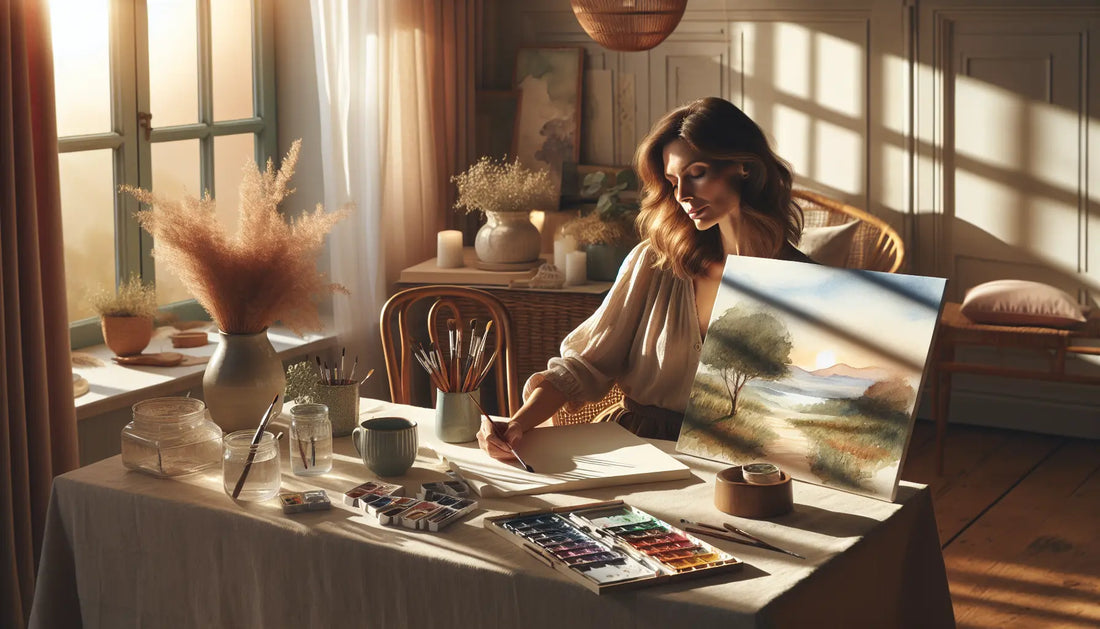 Embrace Relaxation: Mindfulness Painting for Women Over 40