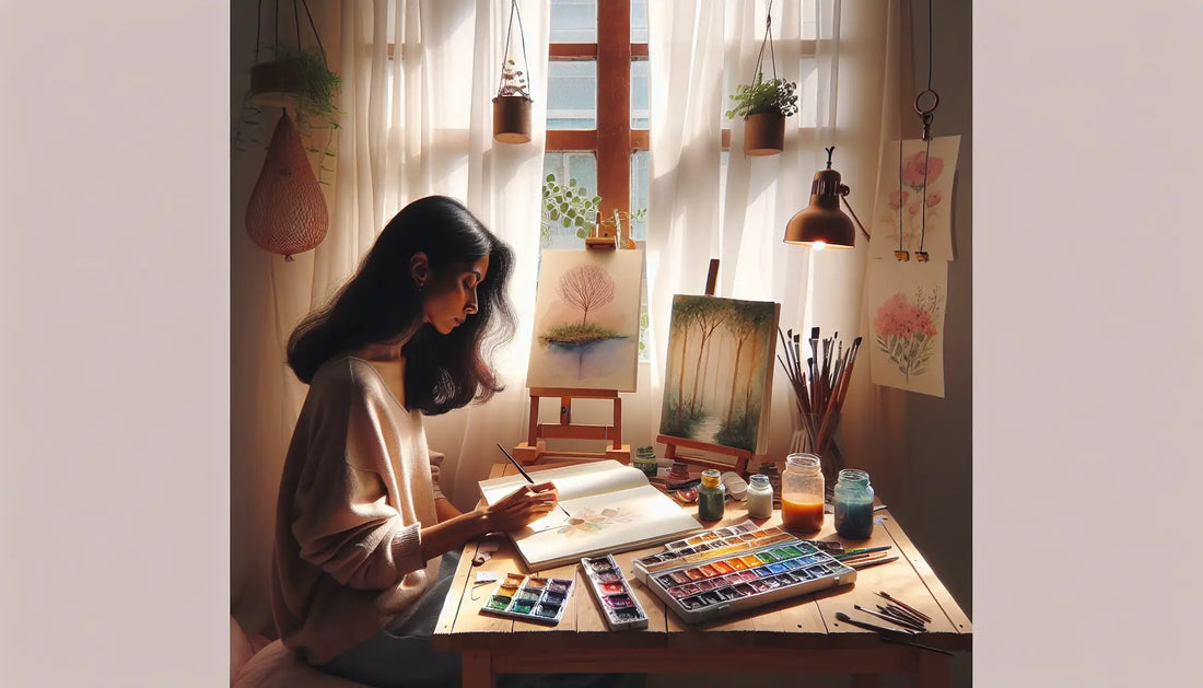 Finding Calm Through Watercolor: A Beginner's Guide