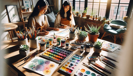 Finding Calm Through Watercolor: A Mindful Journey for Beginners