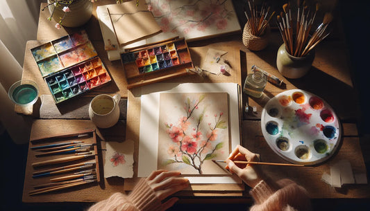 Finding Relaxation: Watercolor Techniques for Stress Relief