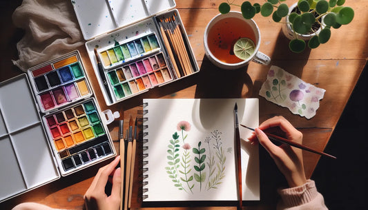 Harnessing Calm: Watercolor Techniques for Women Over 40