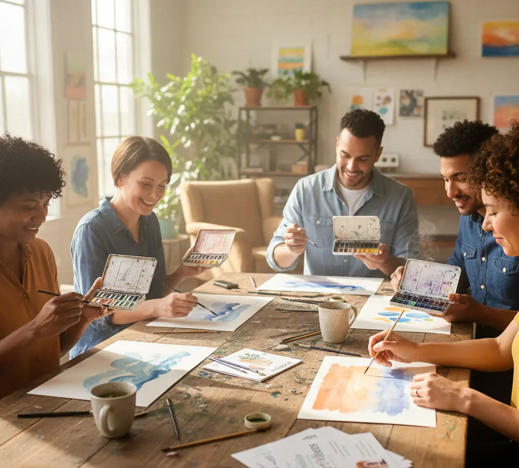 How-Watercolor-Painting-Kits-Offer-Stress-Relief-and-Creative-Therapy-for-Beginners  - ArtVibe Wellness