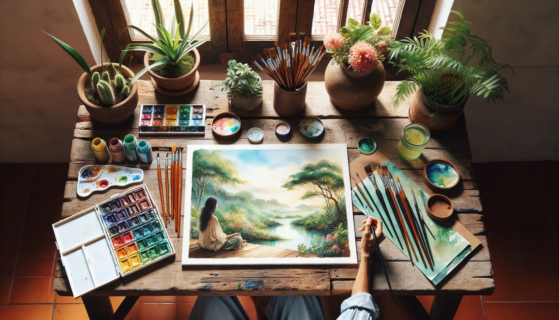 Mindful Watercolor: A Retreat into Creative Calm