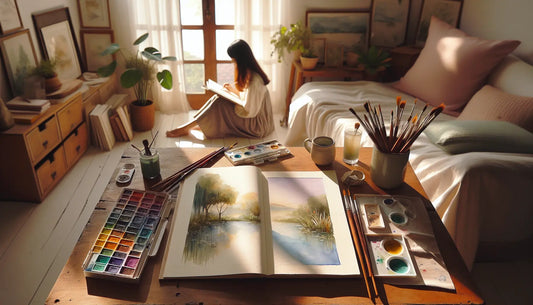 Mindfulness Through Art: Discover Watercolor's Calming Effects