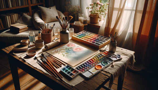 Mindfulness Through Art: Mastering Watercolors for Stress Relief