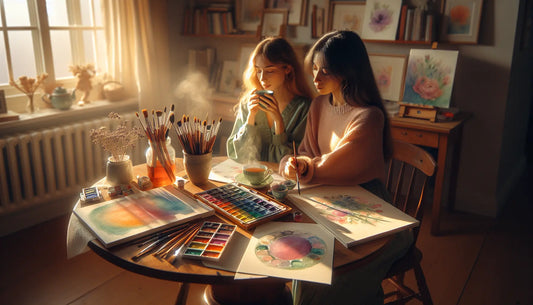 Mindfulness Through Watercolor: A Path to Stress Relief