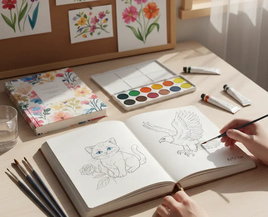 The-Best-Watercolor-Sketchbook-for-Beginners-Your-Simple-Guide-to-Fun-and-Stress-Free-Art  - ArtVibe Wellness