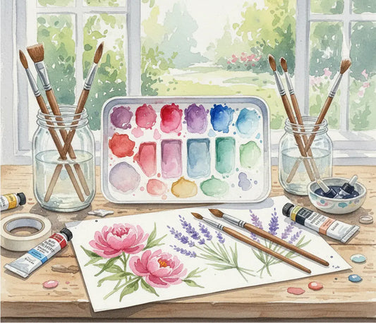 The-Easiest-Way-to-Paint-Loose-Watercolor-Flowers-A-Step-by-Step-Guide-for-Beginners  - ArtVibe Wellness