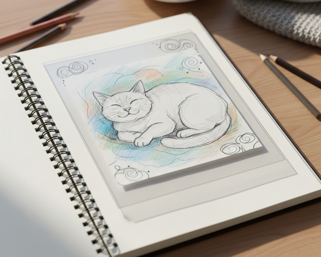 The 3-Layer Sketchbook | A Lazy Way to Stress-Less