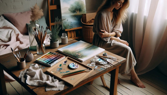 Watercolor Techniques: A Calming Sanctuary for Beginners