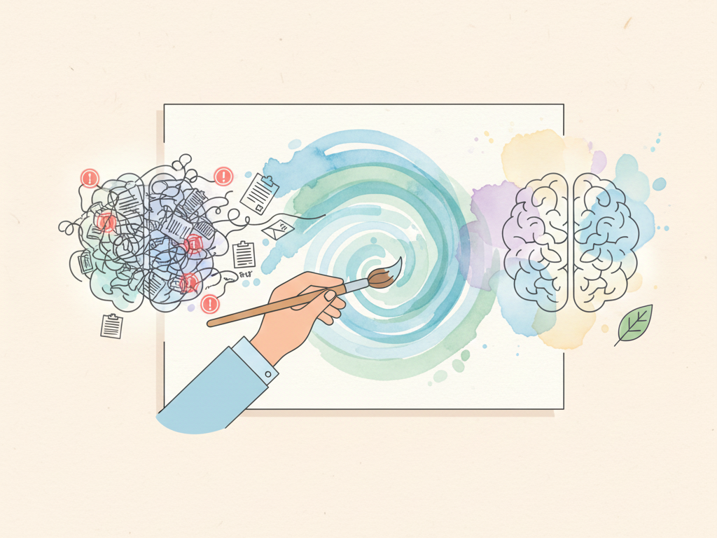 Why Active Rest With Watercolor is the Ultimate Brain Reset