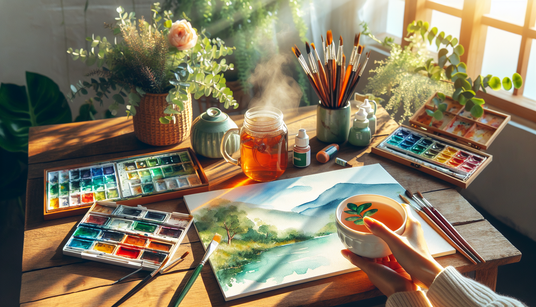 Finding Calm: Watercolor Techniques for Stress Relief