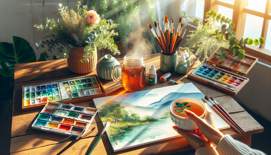 Finding Calm: Watercolor Techniques for Stress Relief