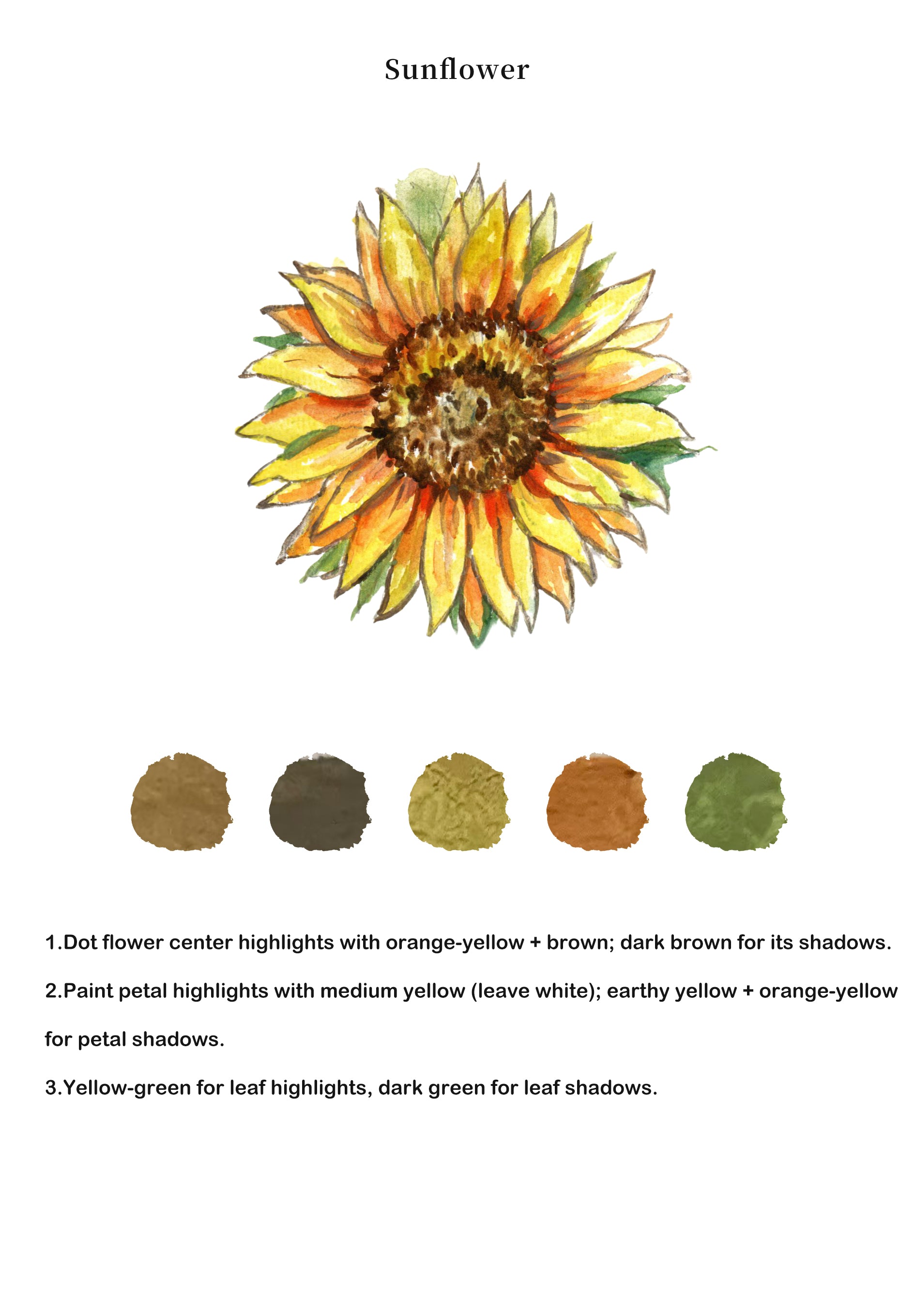 Flowers Watercolor Book - ArtVibe Exclusive (Book Only)3