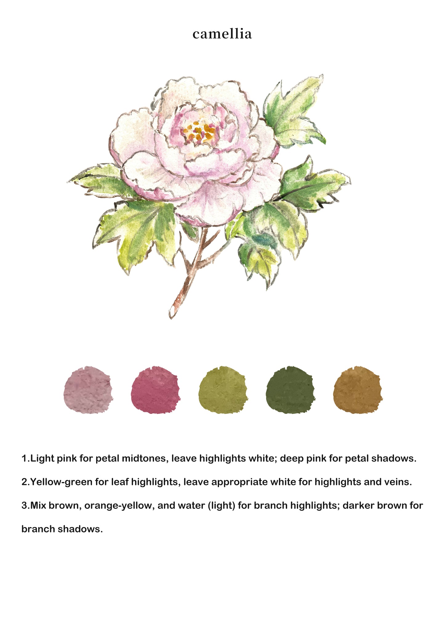 Flowers Watercolor Book - ArtVibe Exclusive (Book Only)7