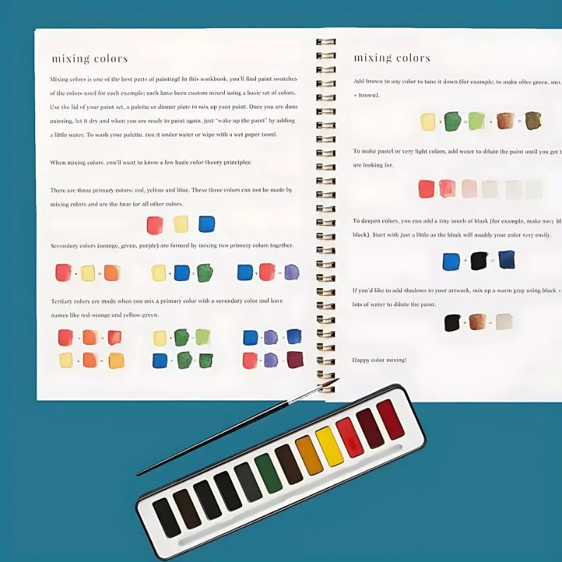 Watercolor Book Complete Set -  ArtVibe Wellness