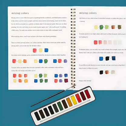 Watercolor Book Complete Set -  ArtVibe Wellness